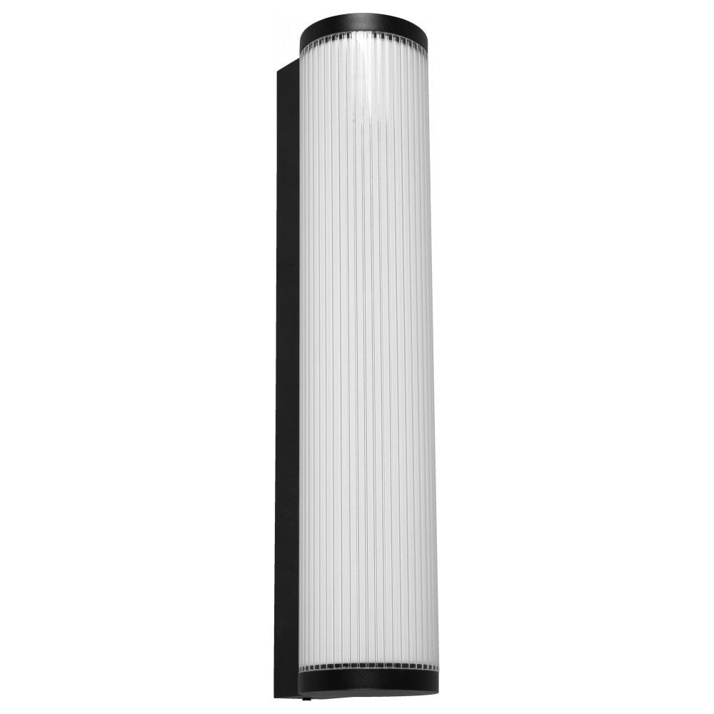 LAMP. LED EXT. DE PARED NEGRO 16W 100-240V 3000K