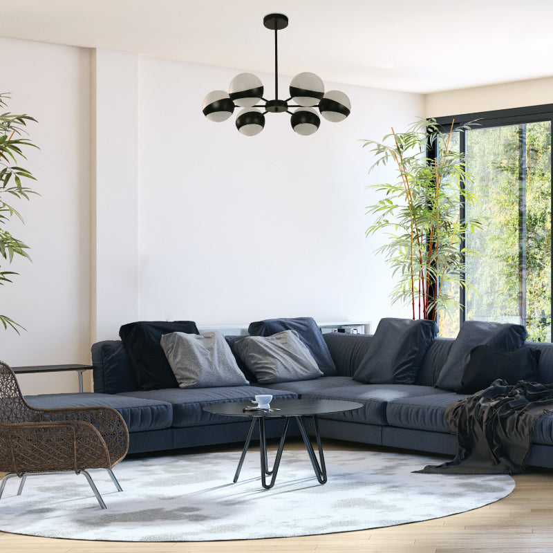 LAMP. TECHO NEGRO 6L E27 40W
