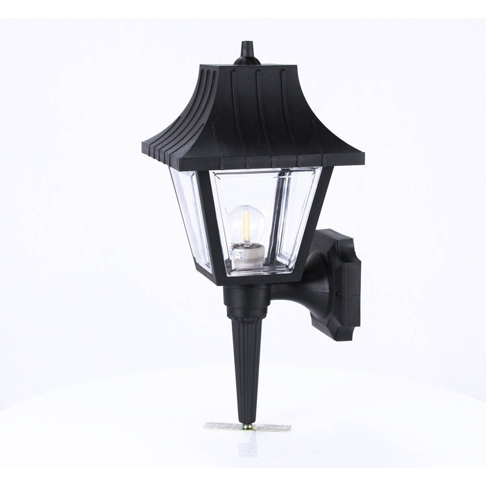 LAMP. EXT. PARED NEGRO 1L E27 40W (2 PIEZAS)