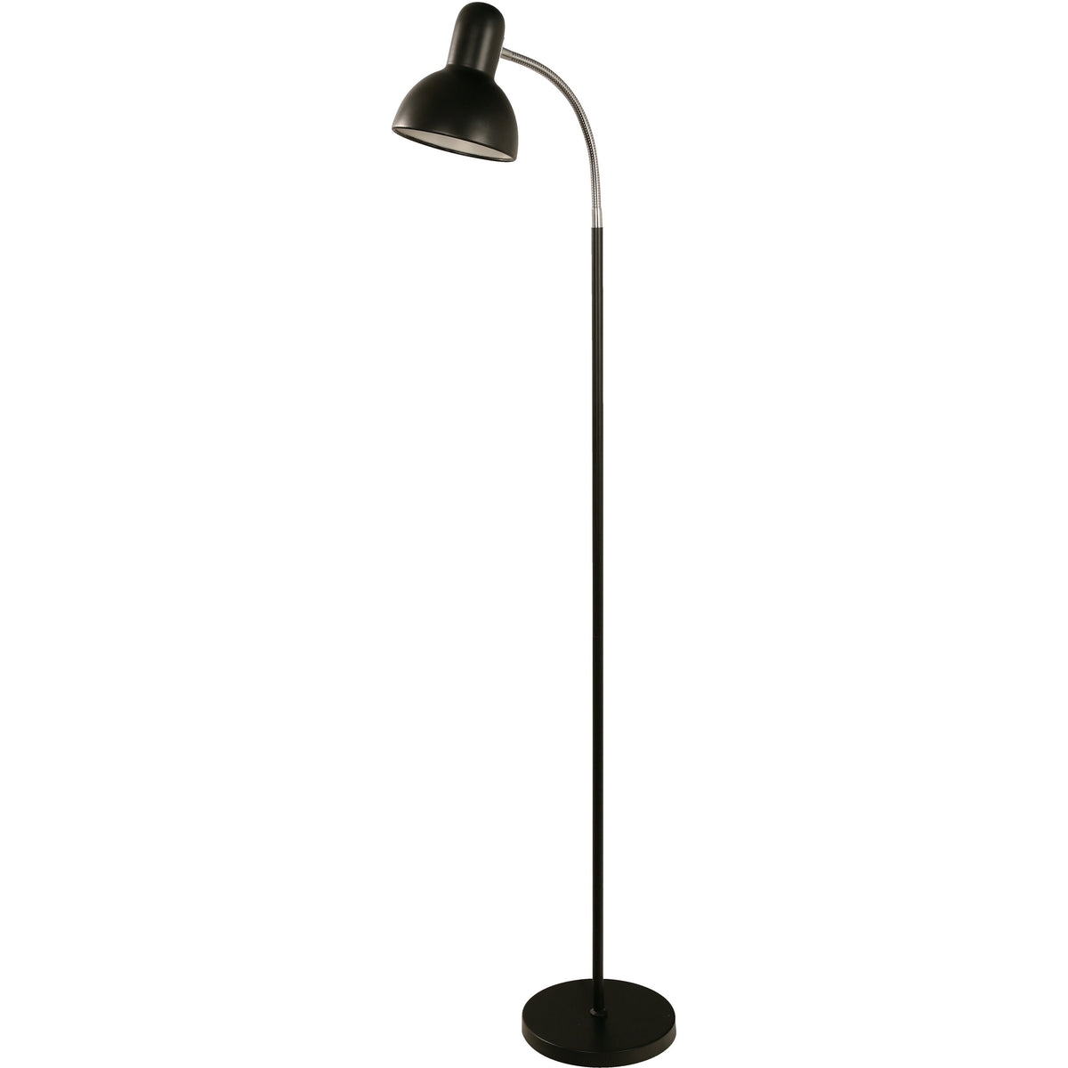 LAMP. PIE NEGRO CROMO 1L E27 60W 120V