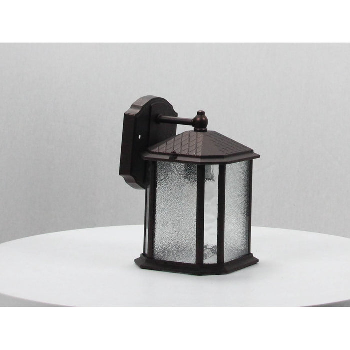 LAMP. EXT. PARED BRONCE OSCURO 1L E27 60W