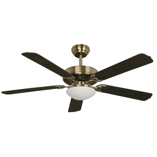 VENTILADOR DE TECHO BRONCE 52" DC 2L E27 10W 120V CONTROL REMOTO