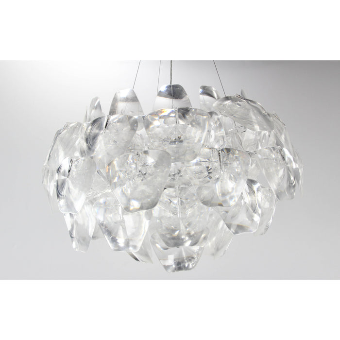LAMP. TECHO CROMO 9L E27 60W