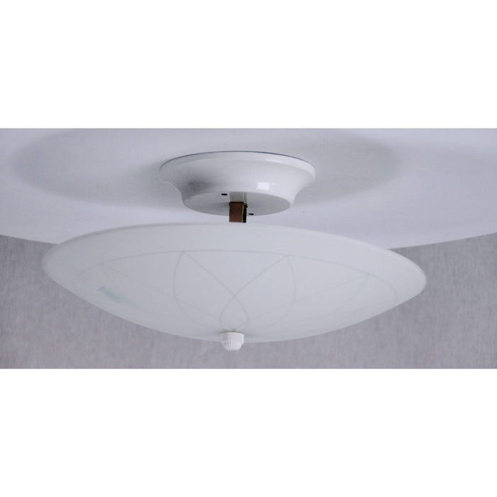 LAMP. TECHO BLANCO 2L E27 60W