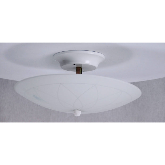 LAMP. TECHO BLANCO 2L E27 60W