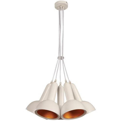 Lámpara Colgante Blanco 5L E27 60W