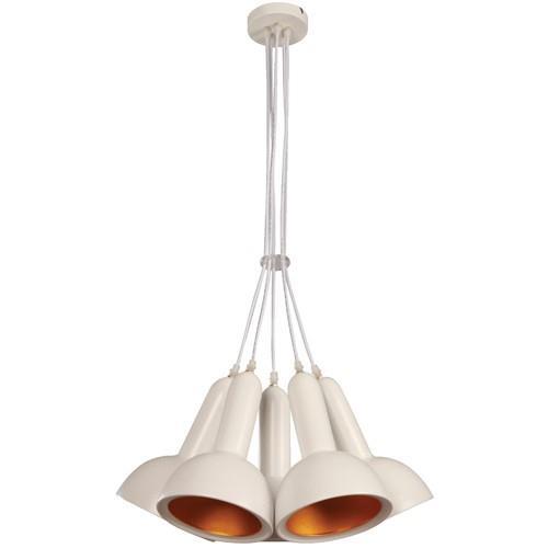 Lámpara Colgante Blanco 5L E27 60W