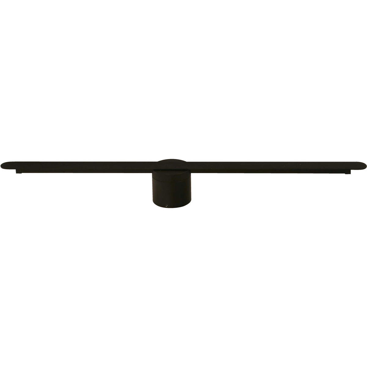 LAMP. LED PARED NEGRO 1L 7W 100-240V 3000K