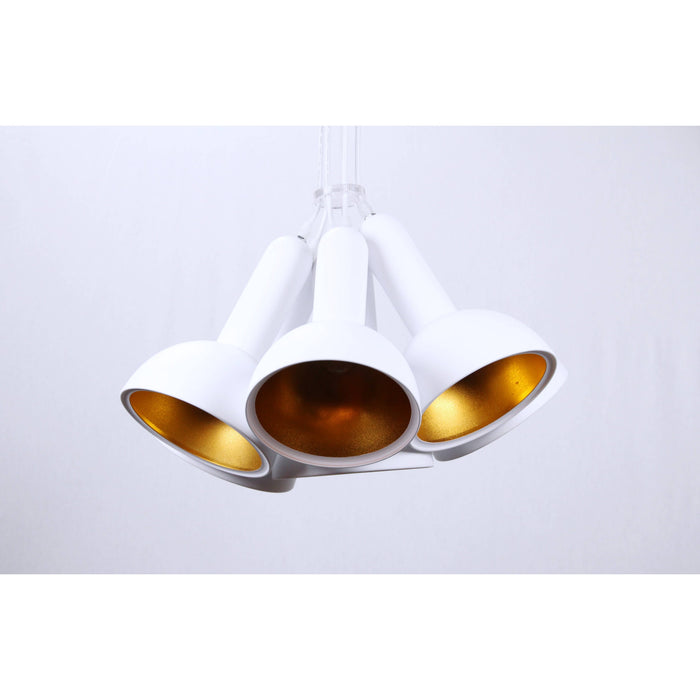 Lámpara Colgante Blanco 7L E27 60W