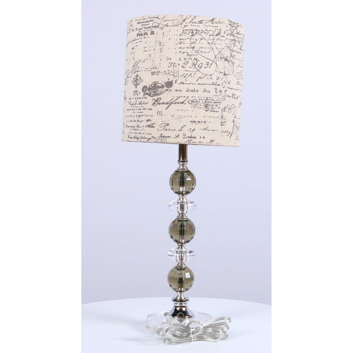 LAMP. MESA CROMO 1L E27 60W