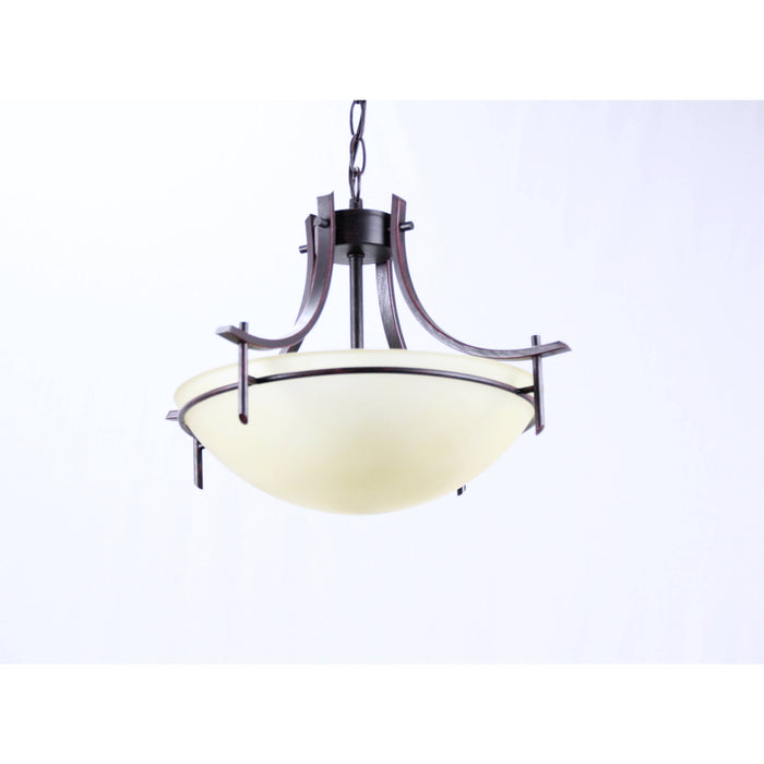 LAMP. COLGANTE NEGRO 3L E27 60W