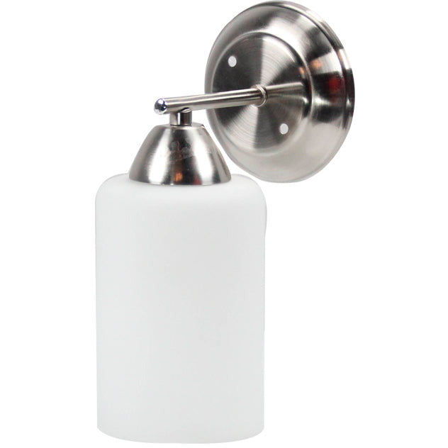 LAMP. PARED NÍQUEL SATINADO 1L E27 40W