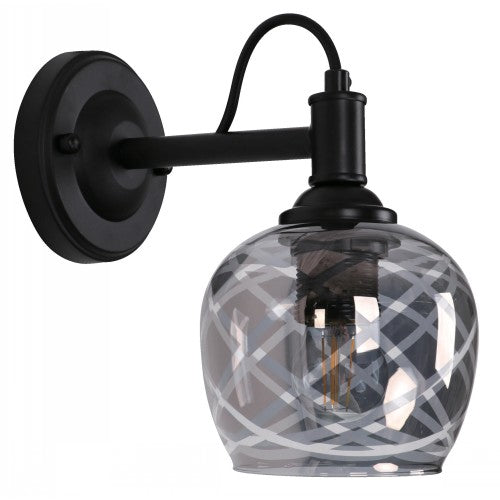 LAMP. PARED NEGRO 1L E27 40W