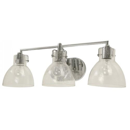 LAMP. PARED CROMO 3L E27 60W