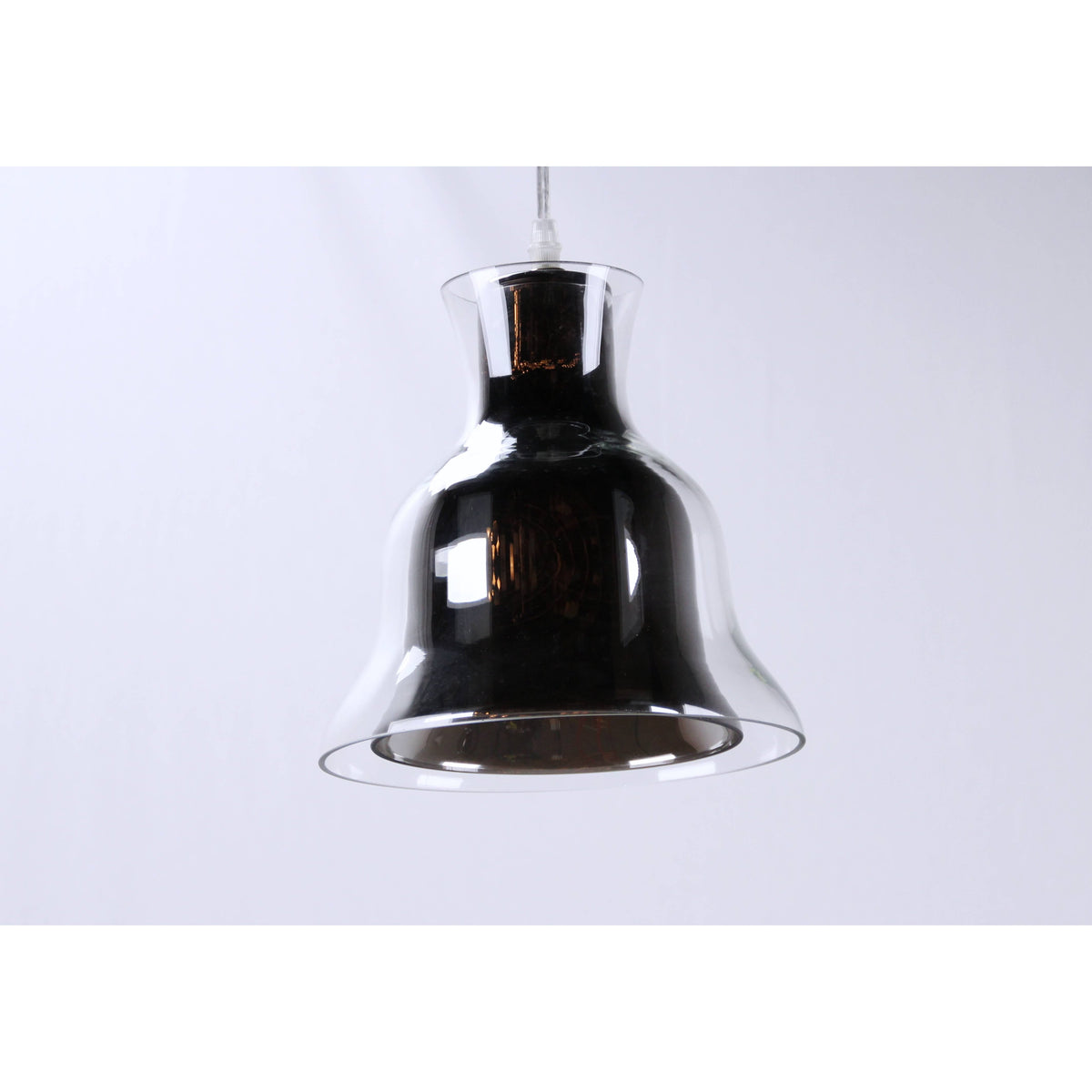 LAMP. COLGANTE NÍQUEL SATINADO 1L E27 60W