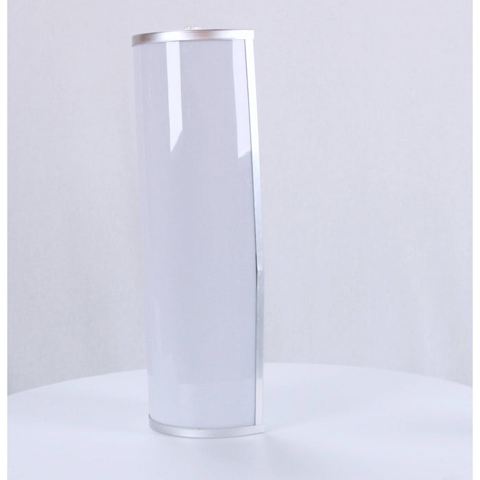 LAMP. PARED PLATEADO 2L E27 11W 120V 6400K (I/B)