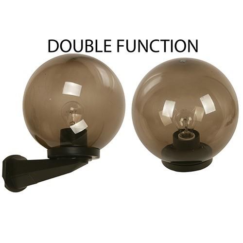 LAMP. EXT. PARED NEGRO 1L E27 60W CONVERTIBLE