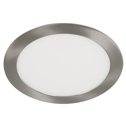 LAMP. LED TECHO NÍQUEL SATINADO 18W 100-277V 6000K