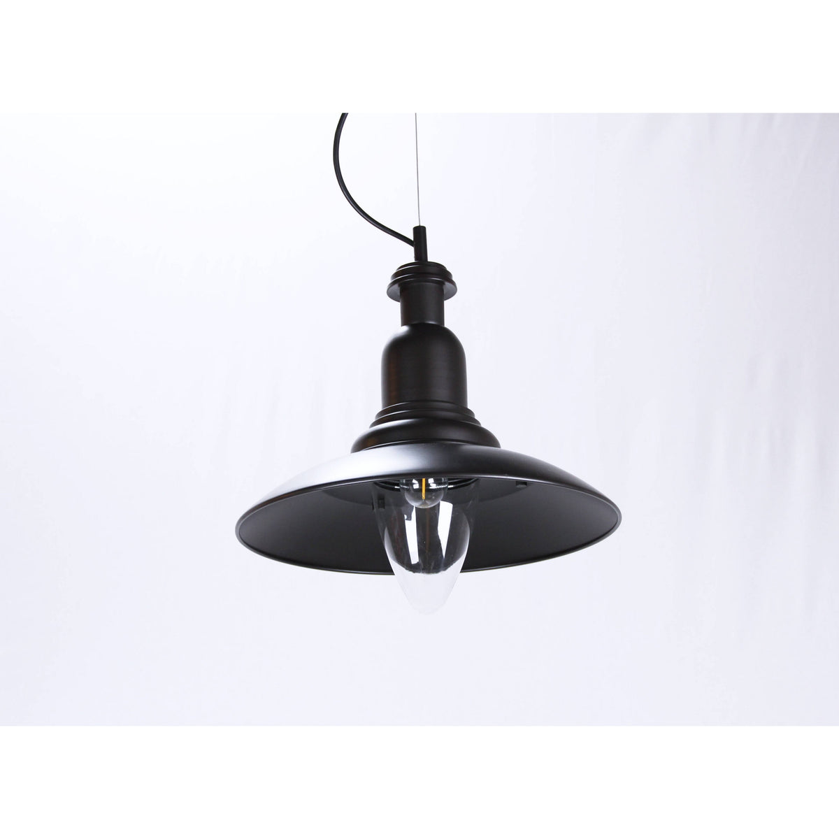 LAMP. COLGANTE BRONCE CEPILLADO 1L E27 60W