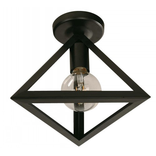 LAMP. TECHO NEGRO 1L E27 40W