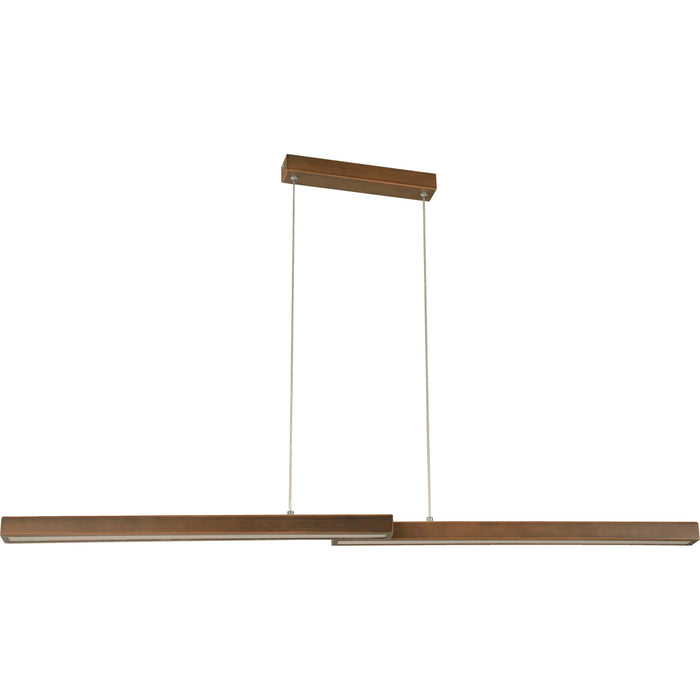 LAMP. LED COLGANTE NEGRO 26W 100-240V 3000K