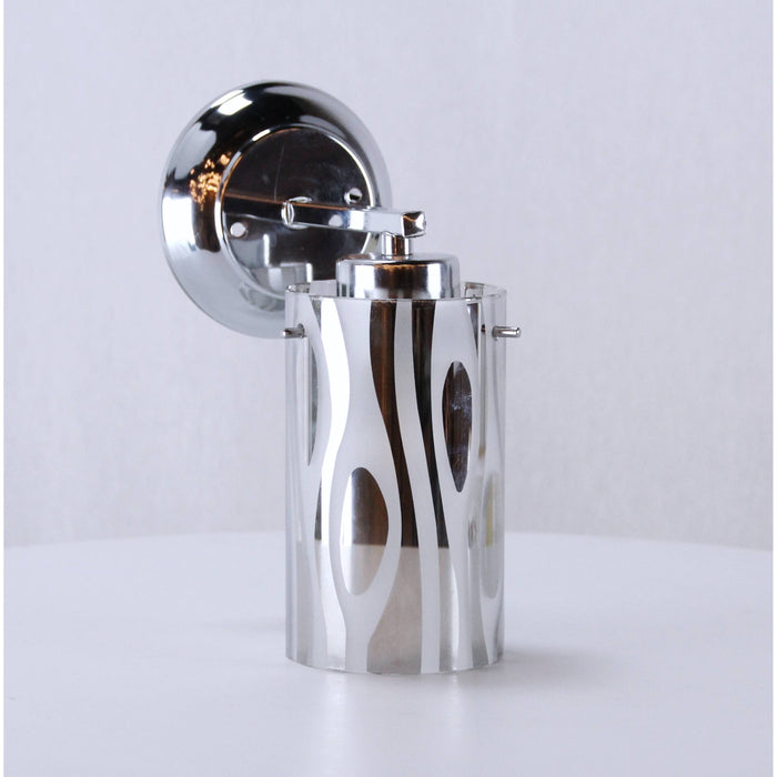 LAMP. PARED CROMO 1L E27 60W