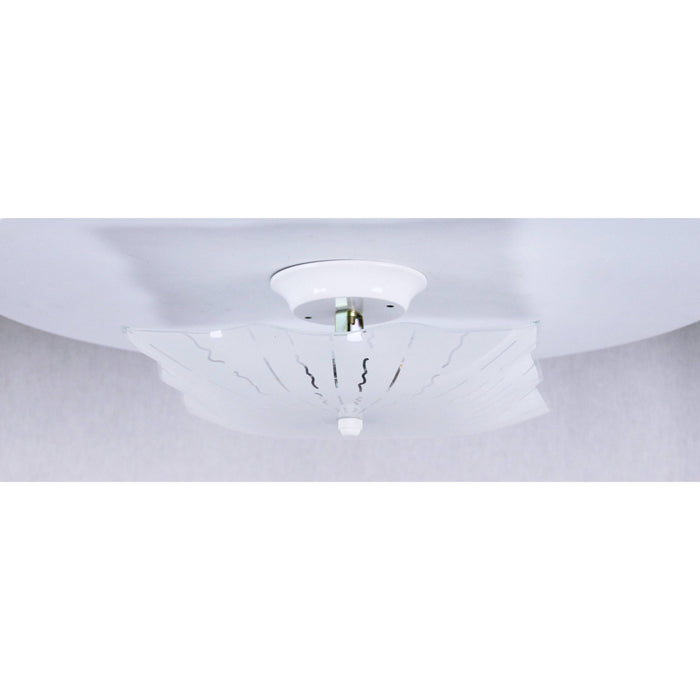 LAMP. TECHO BLANCO 2L E27 60W