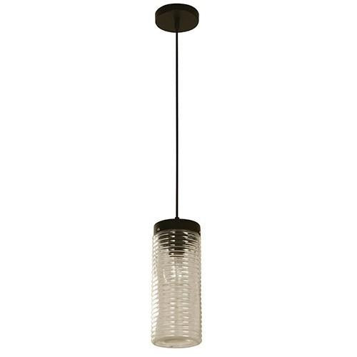 LAMP. COLGANTE NEGRO 1L E27 60W