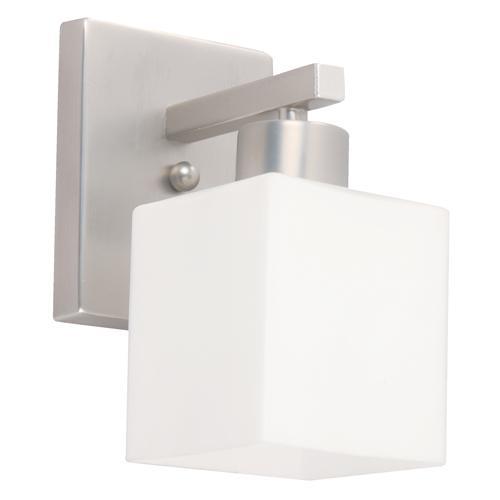 LAMP. PARED NÍQUEL SATINADO 1L E27 60W