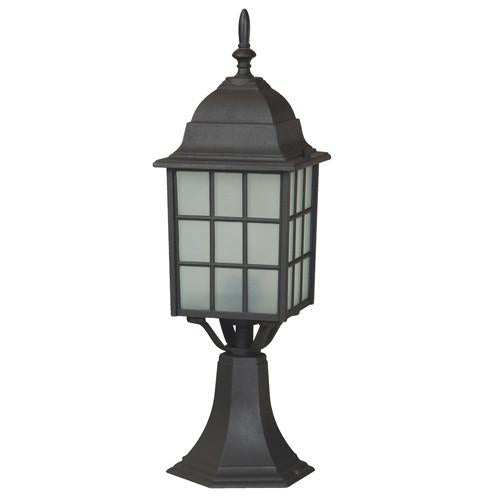 LAMP. EXT. POSTE NEGRO 1L E27 100W