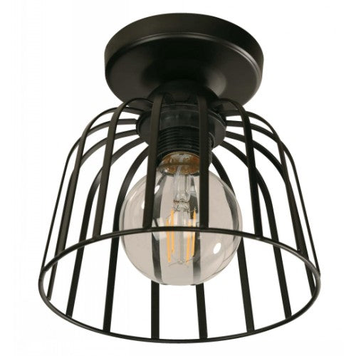 LAMP. TECHO NEGRO 1L E27 40W