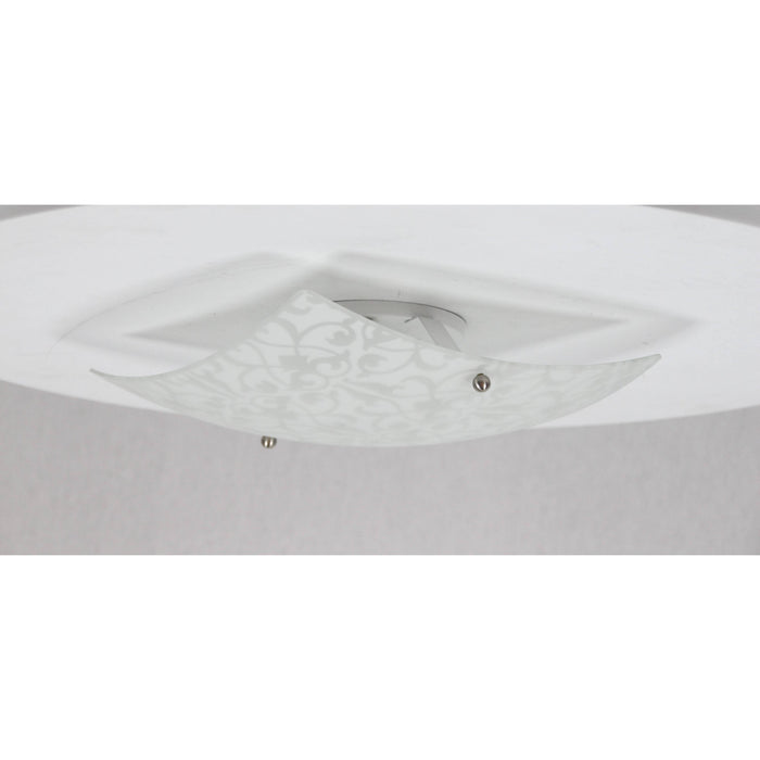 LAMP. TECHO NIQUEL SATINADO 3L E27 60W