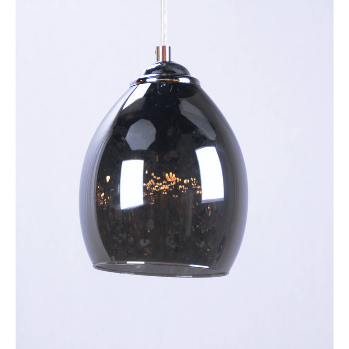 LAMP. COLGANTE CROMO 1L E14 40W