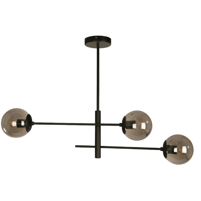 LAMP. COLGANTE NEGRO 3L E27 40W