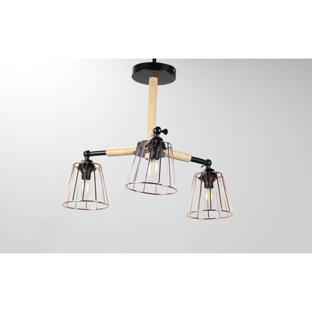LAMP. TECHO NEGRO 3L E14 40W