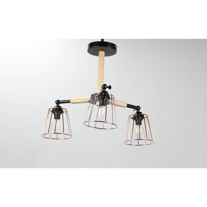 LAMP. TECHO NEGRO 3L E14 40W