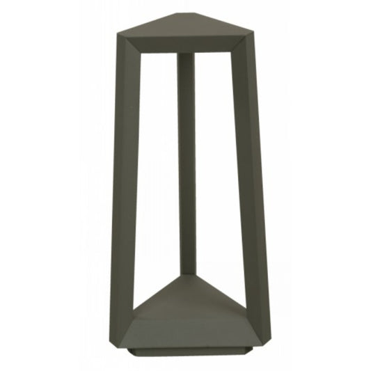 LAMP. LED EXT. DE POSTE GRIS 12W 100-240V 3000K