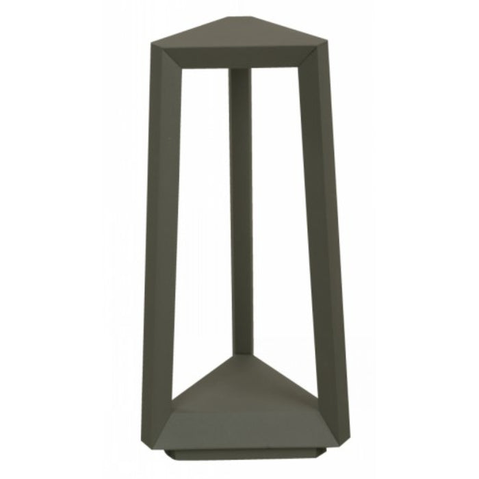 LAMP. LED EXT. DE POSTE GRIS 12W 100-240V 3000K