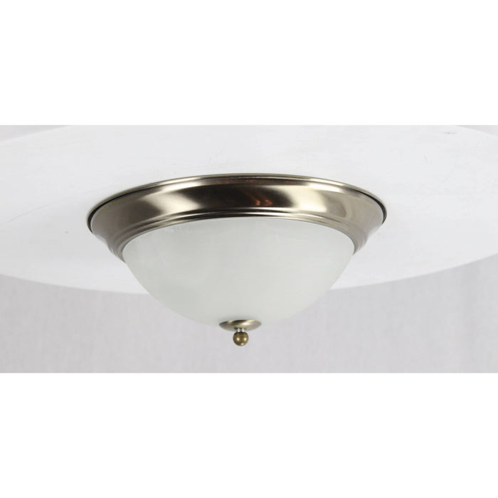 LAMP. TECHO BRONCE ANTIGUO 2L E27 40W (2 PIEZAS)