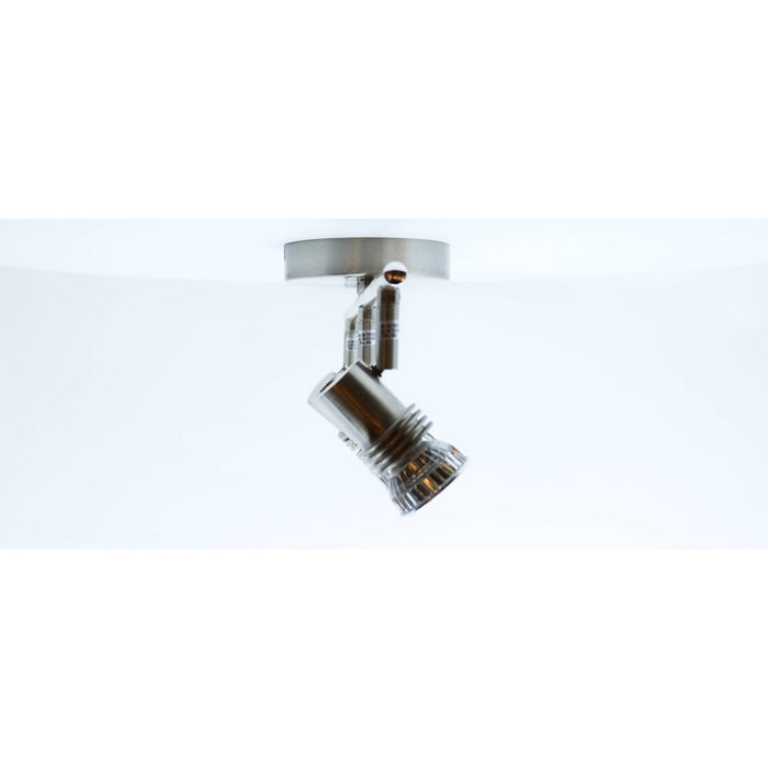 LAMP. TECHO NÍQUEL SATINADO 3L GU10 50W