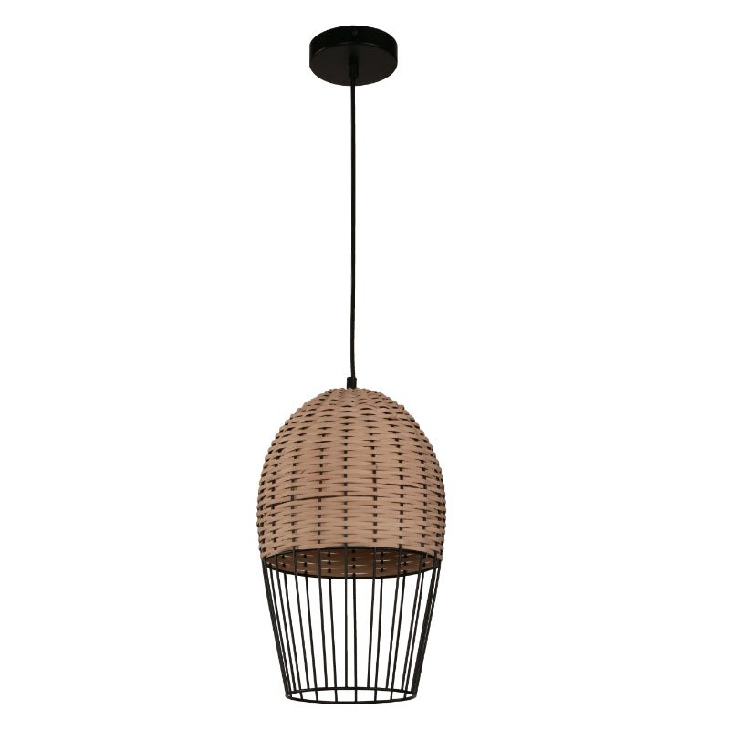 LAMP. COLGANTE NEGRO 1L E27 40W