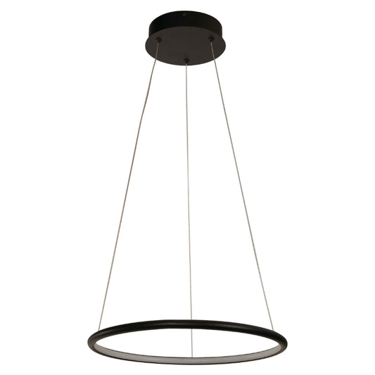 Lámpara Led Colgante Negro 1L 25W 120-277V 3000K