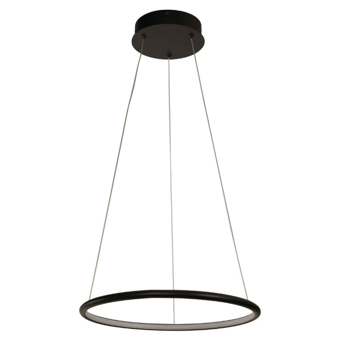 Lámpara Led Colgante Negro 1L 25W 120-277V 3000K