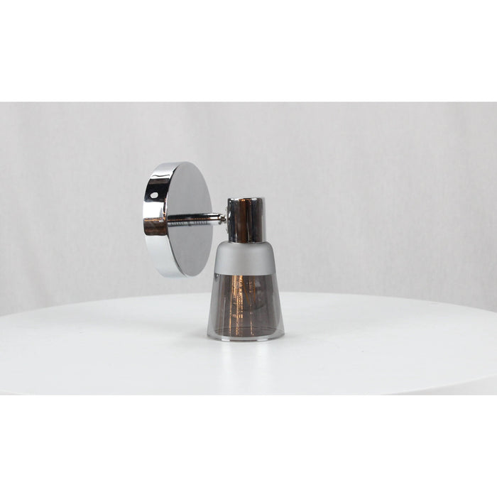 LAMP. TECHO REFLECTORA CROMO 1L E14 40W