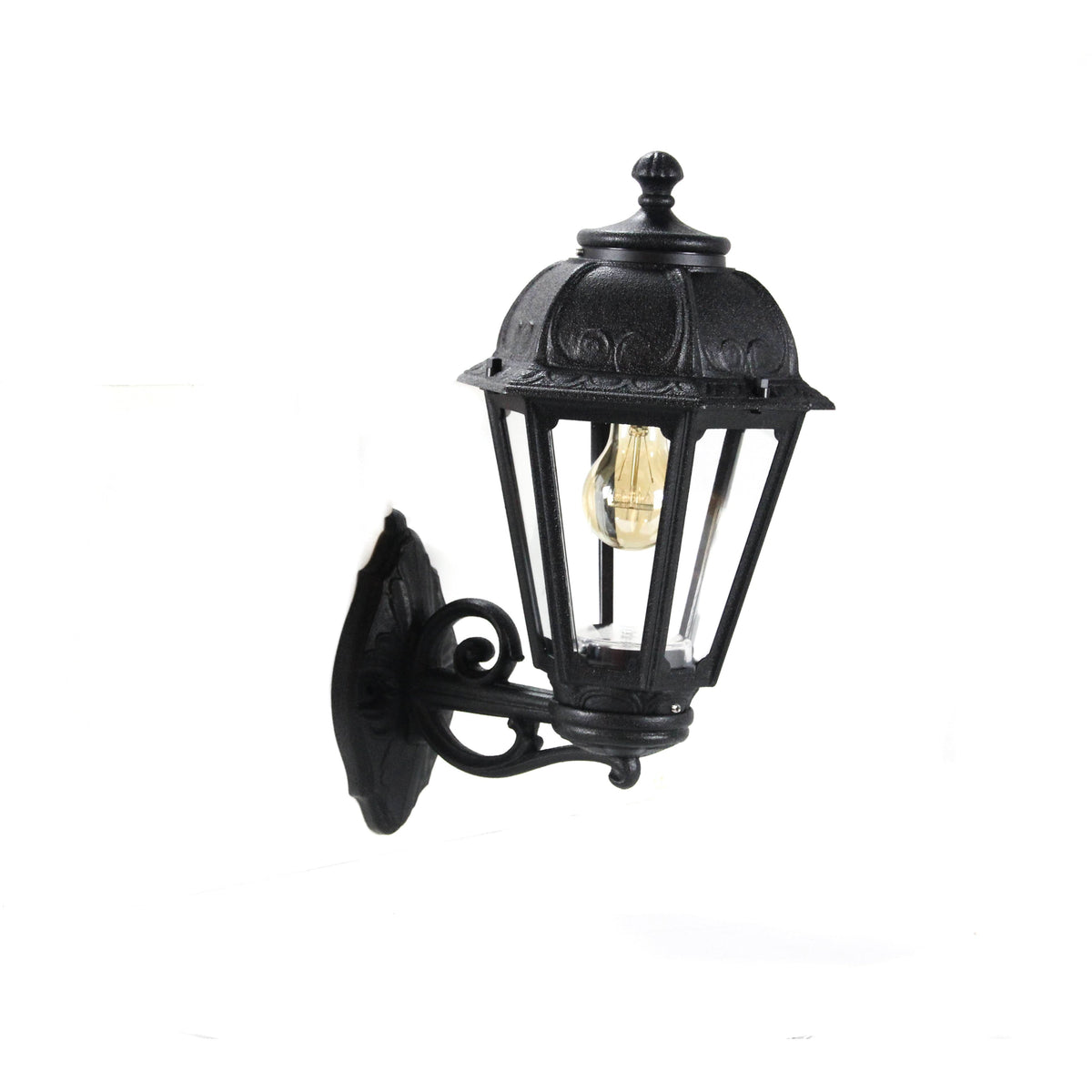 LAMP. EXT. COLGANTE BISSO/SABA NEGRO 1L E27 12W