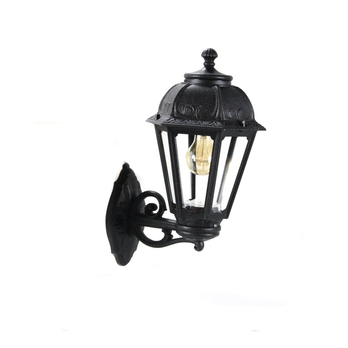 LAMP. EXT. COLGANTE BISSO/SABA NEGRO 1L E27 12W