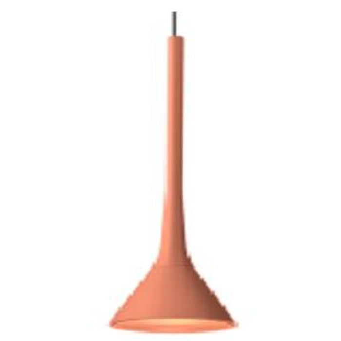 LAMP. LED COLGANTE NEGRO Y TERRACOTA 6W 100-240V 3000K