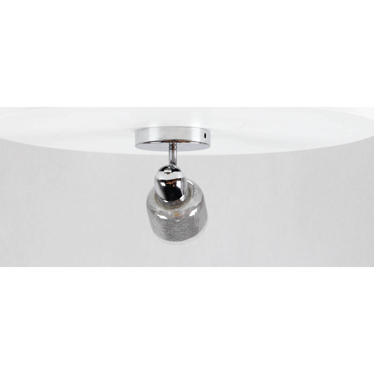 LAMP. TECHO REFLECTORA CROMO 1L E27 40W