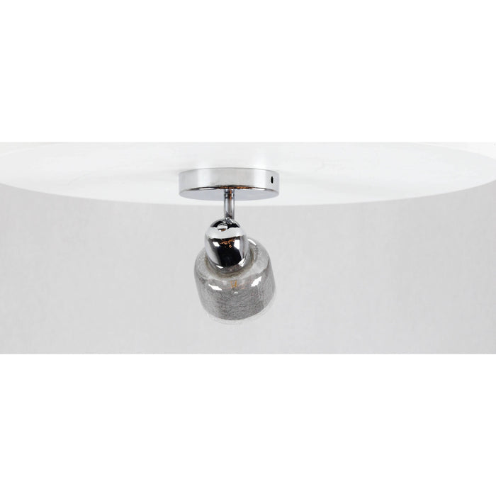 LAMP. TECHO REFLECTORA CROMO 1L E27 40W