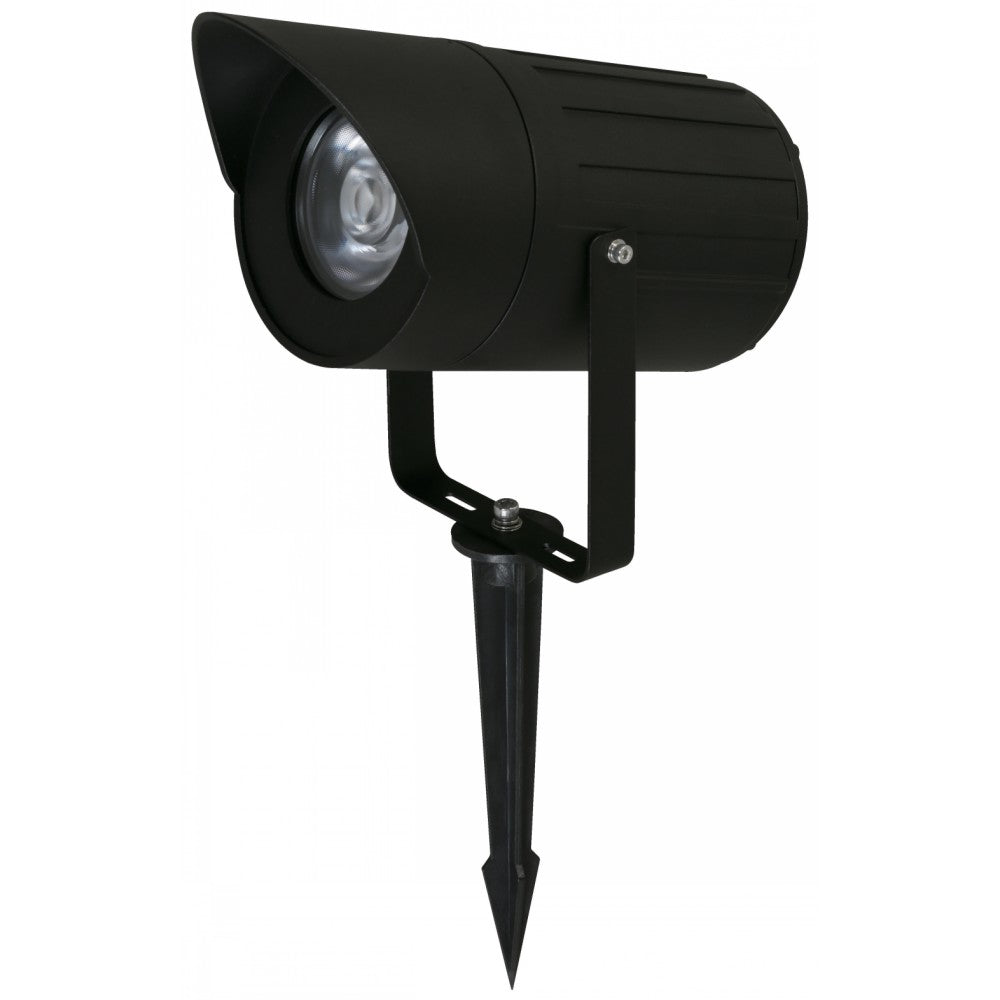 LAMP. LED EXT. ESTACA Y PARED NEGRO 30W 100-240V 3000K DOBLE FUNCION